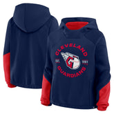 Cleveland Guardians Fanatics Women's Oversized Time to Win Pullover Hoodie Outlet