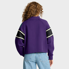 Arizona Diamondbacks Fanatics Women's Oversized Toss Sweep Raglan Pullover Sweatshirt Sale