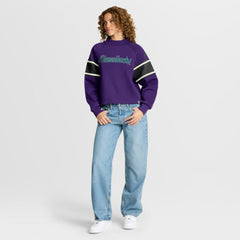 Arizona Diamondbacks Fanatics Women's Oversized Toss Sweep Raglan Pullover Sweatshirt Sale