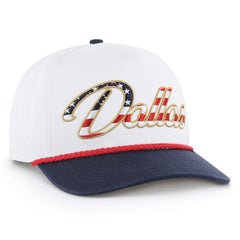 Dallas Cowboys '47 Patriotic Overhand Hitch Adjustable Hat - White - 47 brand