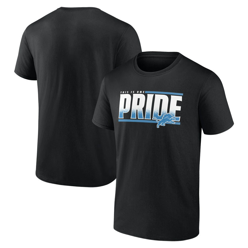 Detroit Lions One Pride T-Shirt - Black - NFL
