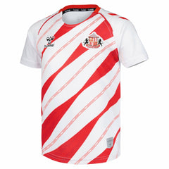 Sunderland Hummel Home Pre-Match Jersey / White / Kids