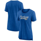 Dallas Cowboys Women's Original Play Tri-Blend T-Shirt - Royal - NFL