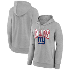 New York Giants Women's Coverage Pullover Hoodie - Gray - NFL