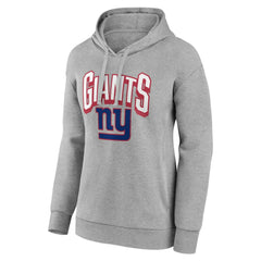 New York Giants Women's Coverage Pullover Hoodie - Gray - NFL