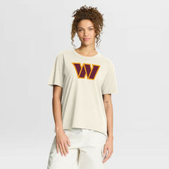 Washington Commanders Women's Dove Legacy T-Shirt - Cream - Fanatics