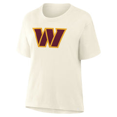 Washington Commanders Women's Dove Legacy T-Shirt - Cream - Fanatics