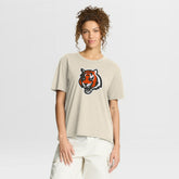 Cincinnati Bengals Women's Dove Legacy T-Shirt - Cream - Fanatics