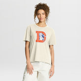 Denver Broncos Women's Dove Legacy T-Shirt - Cream - Fanatics