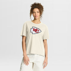 Kansas City Chiefs Women's Dove Legacy T-Shirt - Cream - Fanatics