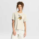 Minnesota Vikings Women's Dove Legacy T-Shirt - Cream - Fanatics