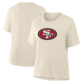 San Francisco 49ers Women's Dove Legacy T-Shirt - Cream - Fanatics