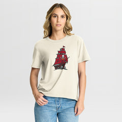 Tampa Bay Buccaneers Women's Dove Legacy T-Shirt - Cream - Fanatics