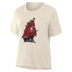 Tampa Bay Buccaneers Women's Dove Legacy T-Shirt - Cream - Fanatics