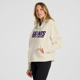 New York Giants Women's Dove Legacy Pullover Hoodie - Cream - Fanatics