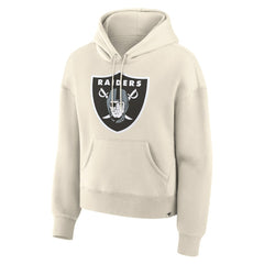 Las Vegas Raiders Women's Dove Legacy Pullover Hoodie - Cream - Fanatics