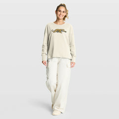 Jacksonville Jaguars Women's Dove Legacy Long Sleeve T-Shirt - Cream - Fanatics