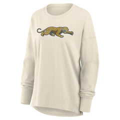 Jacksonville Jaguars Women's Dove Legacy Long Sleeve T-Shirt - Cream - Fanatics
