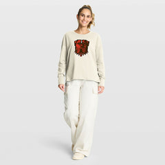 Cleveland Browns Women's Dove Legacy Long Sleeve T-Shirt - Cream - Fanatics