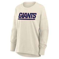 New York Giants Women's Dove Legacy Long Sleeve T-Shirt - Cream - Fanatics