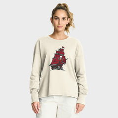 Tampa Bay Buccaneers Women's Dove Legacy Long Sleeve T-Shirt - Cream - Fanatics