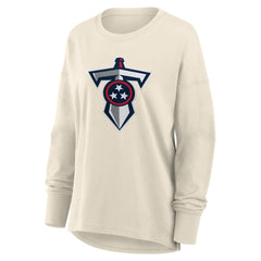 Tennessee Titans Women's Dove Legacy Long Sleeve T-Shirt - Cream - Fanatics