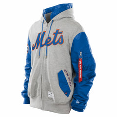 New York Mets New Era x Alpha Industries MA-1 Full-Zip Hoodie Jacket Discount