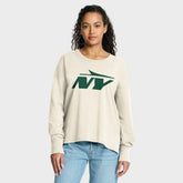 New York Jets Women's Dove Legacy Long Sleeve T-Shirt - Cream - Fanatics