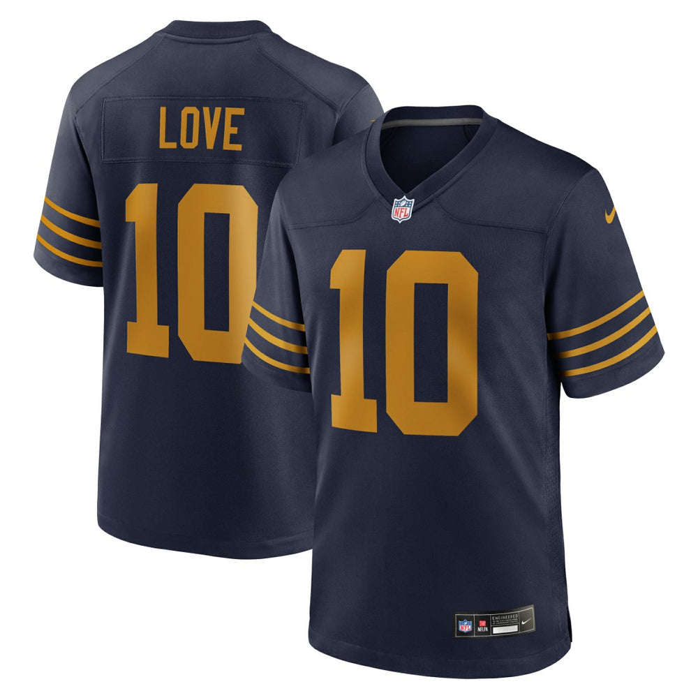 Jordan Love Green Bay Packers The 1923 Classic Game Jersey - Navy - Nike