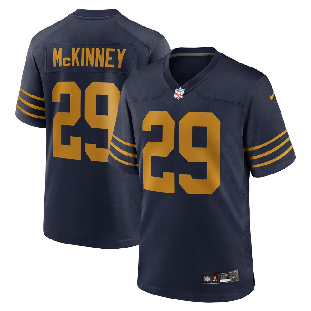 Xavier McKinney Green Bay Packers The 1923 Classic Game Jersey - Navy - Nike