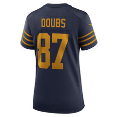 Romeo Doubs Green Bay Packers Women's The 1923 Classic Game Jersey - Navy - Nike