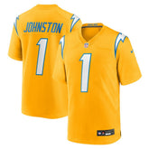 Quentin Johnston Los Angeles Chargers Alternate Charger Power Game Player Jersey - Gold - Nike