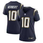 Justin Herbert Los Angeles Chargers Women's Alternate Super Chargers Game Jersey - Navy - Nike