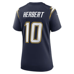 Justin Herbert Los Angeles Chargers Women's Alternate Super Chargers Game Jersey - Navy - Nike