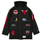 New Era Chicago Bulls x Alpha Industries Altitude Mod Full-Snap Parka Black