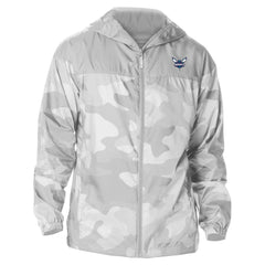 Columbia Charlotte Hornets Camo Flash Challenger Windbreaker Full-Zip Jacket Gray