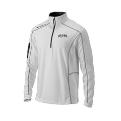 Columbia San Antonio Spurs Omni-Wick Shotgun Quarter-Zip Pullover White
