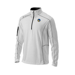 Columbia Golden State Warriors Omni-Wick Shotgun Quarter-Zip Pullover White