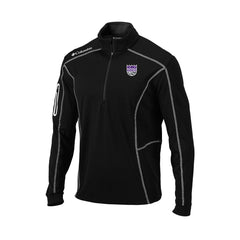 Columbia Sacramento Kings Omni-Wick Shotgun Quarter-Zip Pullover Black