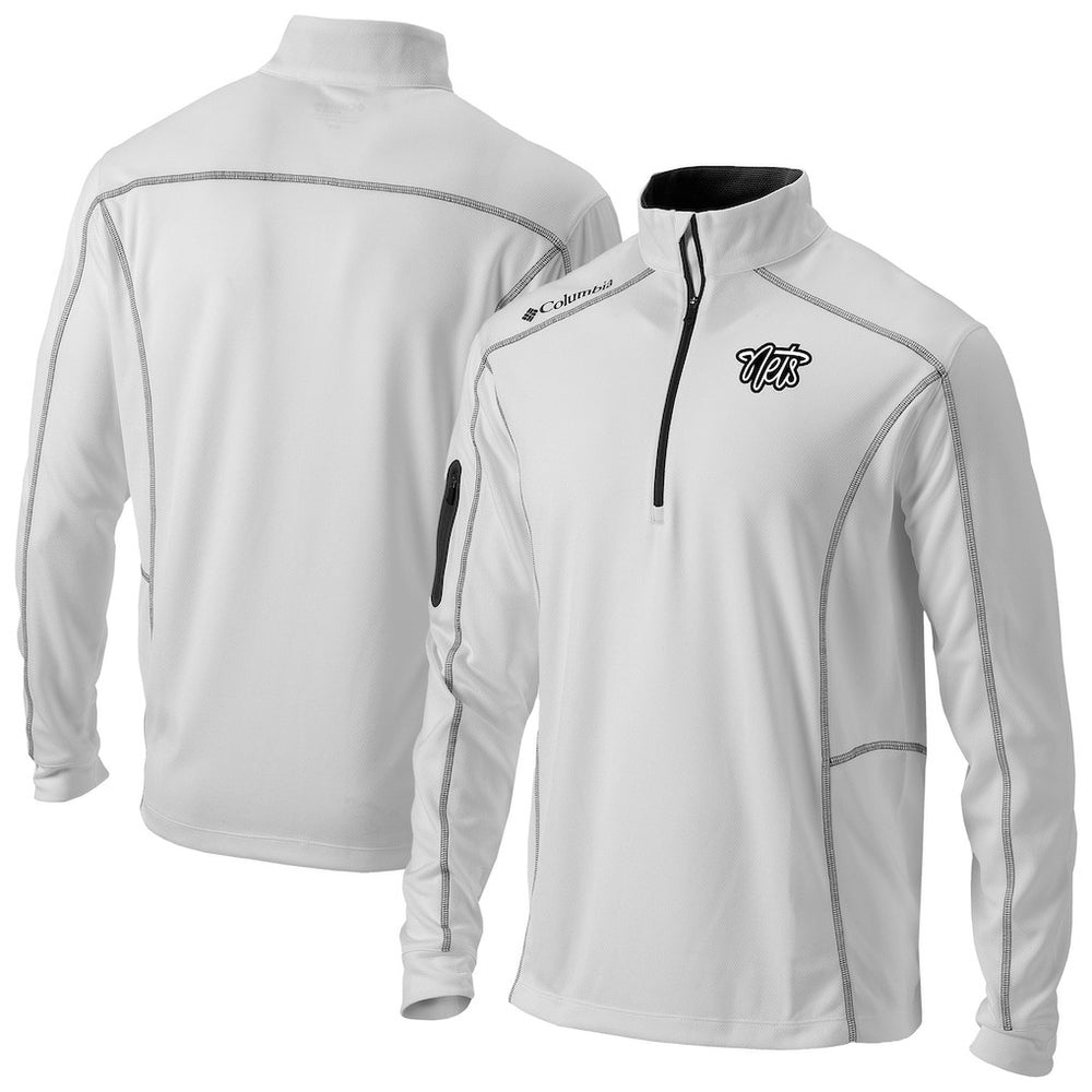 Columbia Brooklyn Nets Omni-Wick Shotgun Quarter-Zip Pullover White