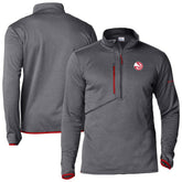 Columbia Atlanta Hawks Park View Half-Zip Top Gray