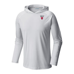 Columbia Chicago Bulls Terminal Tackle Long Sleeve Hoodie T-Shirt White