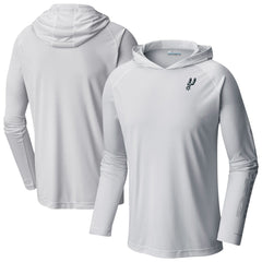 Columbia San Antonio Spurs Terminal Tackle Long Sleeve Hoodie T-Shirt White