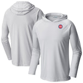 Columbia Detroit Pistons Terminal Tackle Long Sleeve Hoodie T-Shirt White