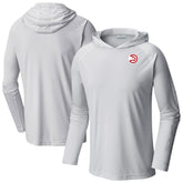 Columbia Atlanta Hawks Terminal Tackle Long Sleeve Hoodie T-Shirt White