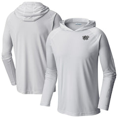 Columbia Brooklyn Nets Terminal Tackle Long Sleeve Hoodie T-Shirt White