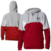 Columbia Atlanta Hawks Lodge Quarter-Zip Hoodie Red