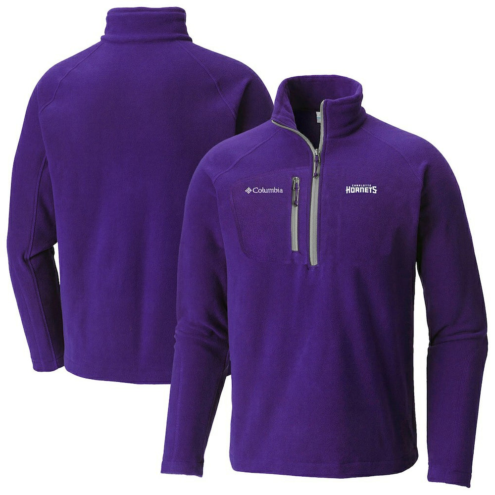 Columbia Charlotte Hornets Fast Trek III Half-Zip Fleece Pullover Purple