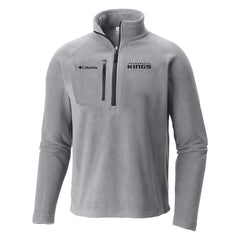 Columbia Sacramento Kings Fast Trek III Half-Zip Fleece Pullover Gray