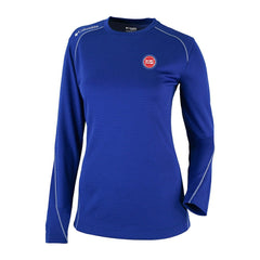 Columbia Detroit Pistons Women's Omni-Wick Shotgun Pullover Top Blue